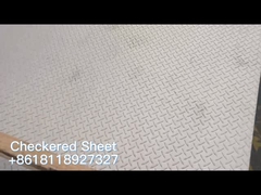 Embossed Stainless Steel Checkered Plate 4 X 8 Feet SUS304 SUS201 SUS202 For Roof